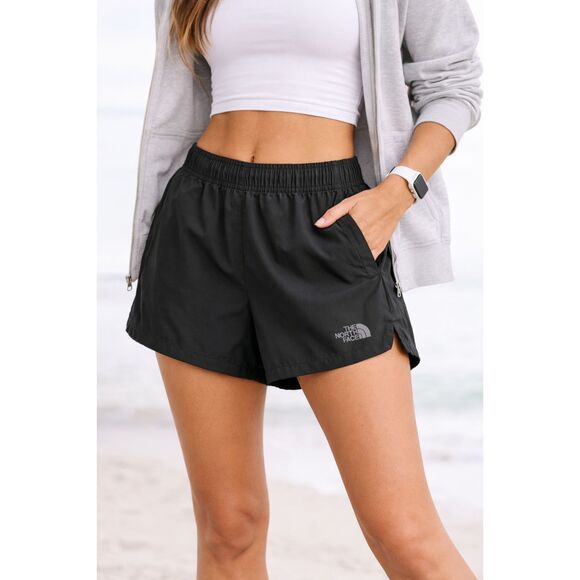 The North Face Pants - The North Face Women’s Black Athletic Running Shorts Elastic Waist Pockets Sz S